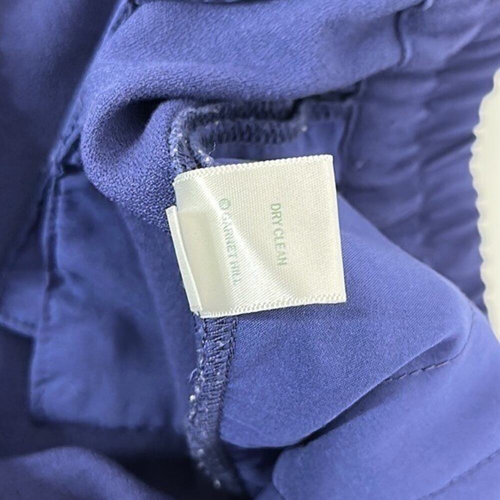 Garnet Hill Pants Womens 12 Blue Cropped Tapered‎ Pull on Elastic Waist jogger - Picture 7 of 12